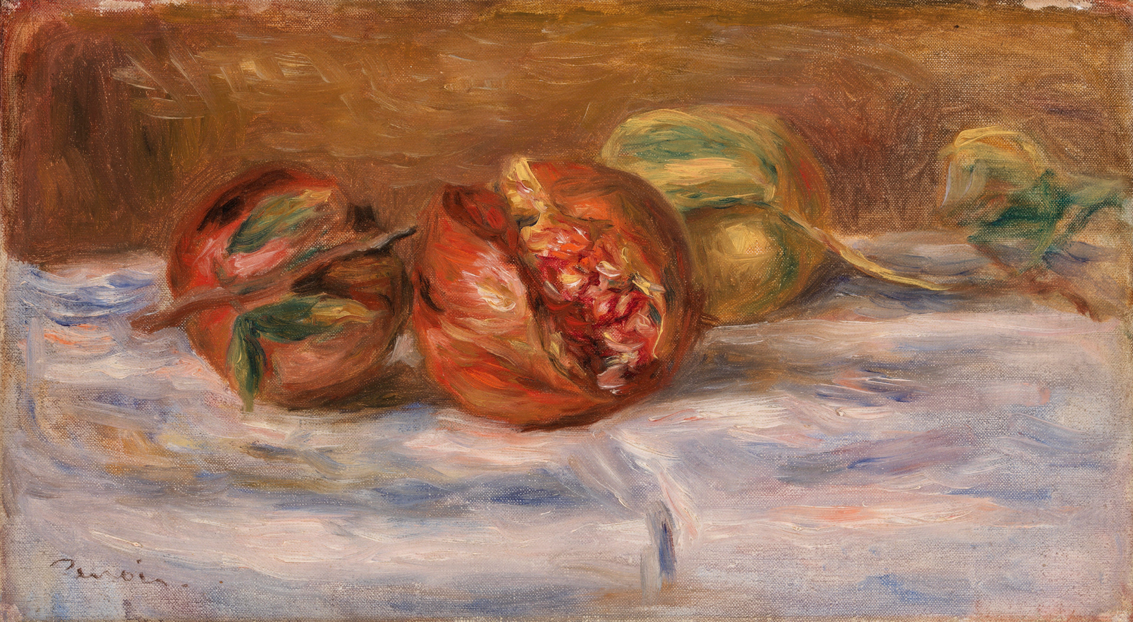 Reproduction du tableau « Grenades - Pierre-Auguste Renoir » par Alpha Reproduction en peinture à l’huile