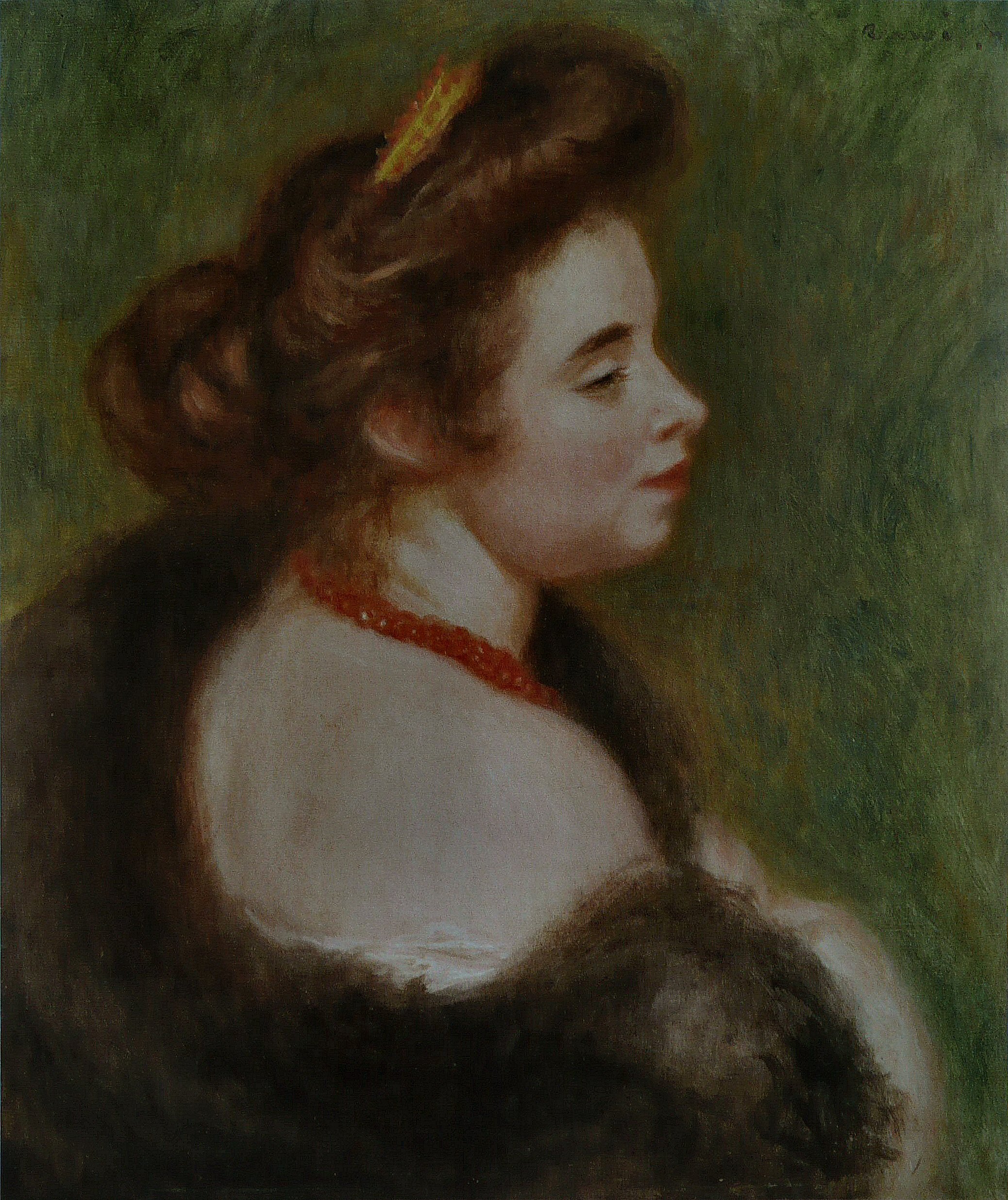 Reproduction du tableau « Portrait de Marthe Denis - Pierre-Auguste Renoir » par Alpha Reproduction en peinture à l’huile
