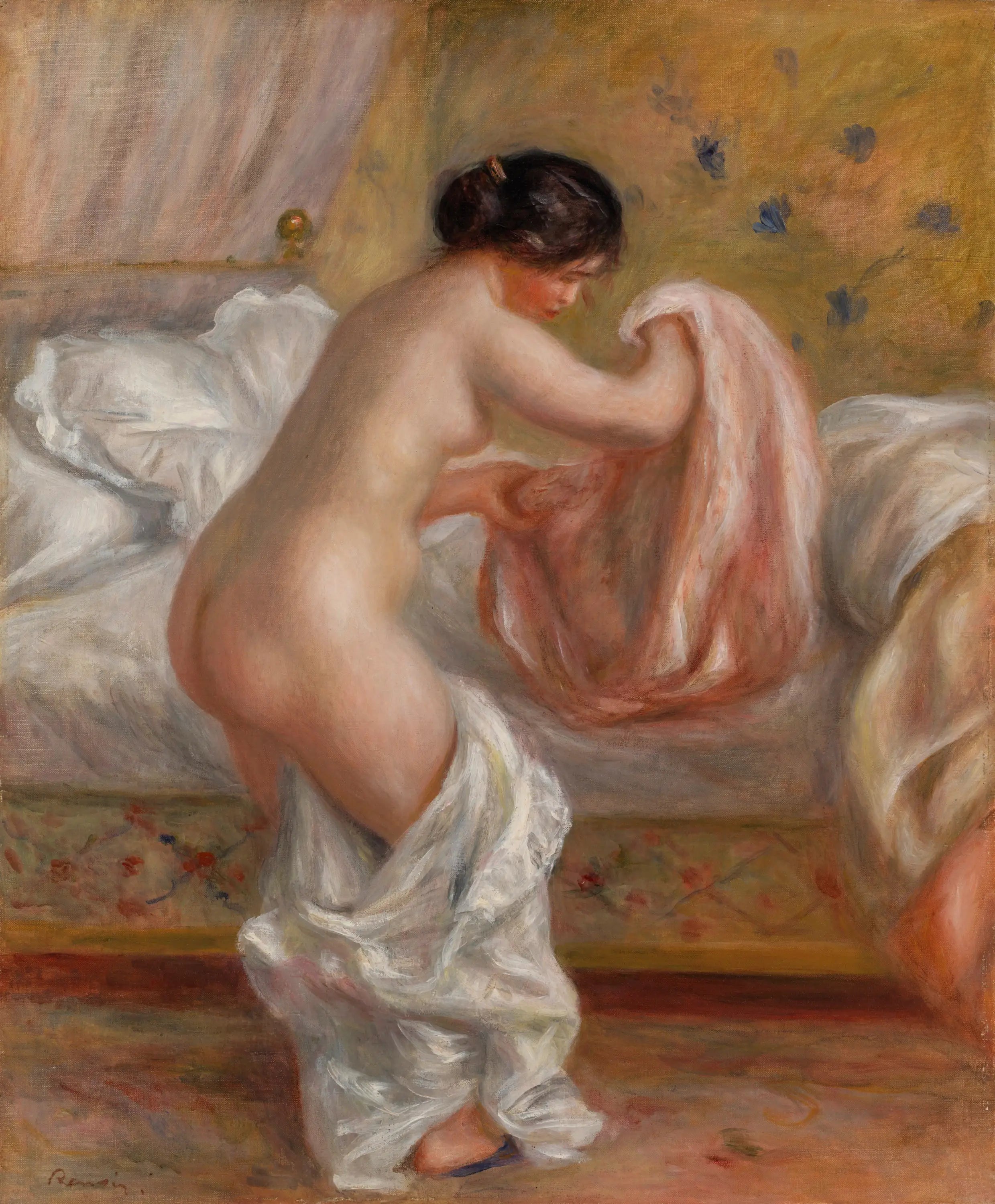 Reproduction du tableau « Le Lever - Pierre-Auguste Renoir » par Alpha Reproduction en peinture à l’huile