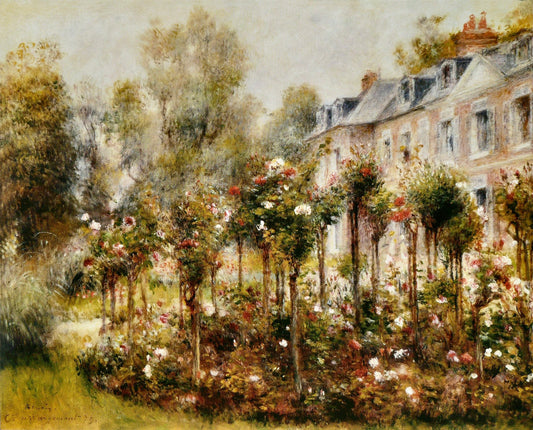 🌹 Roseraie a Wargemont – Pierre-Auguste Renoir (1879)