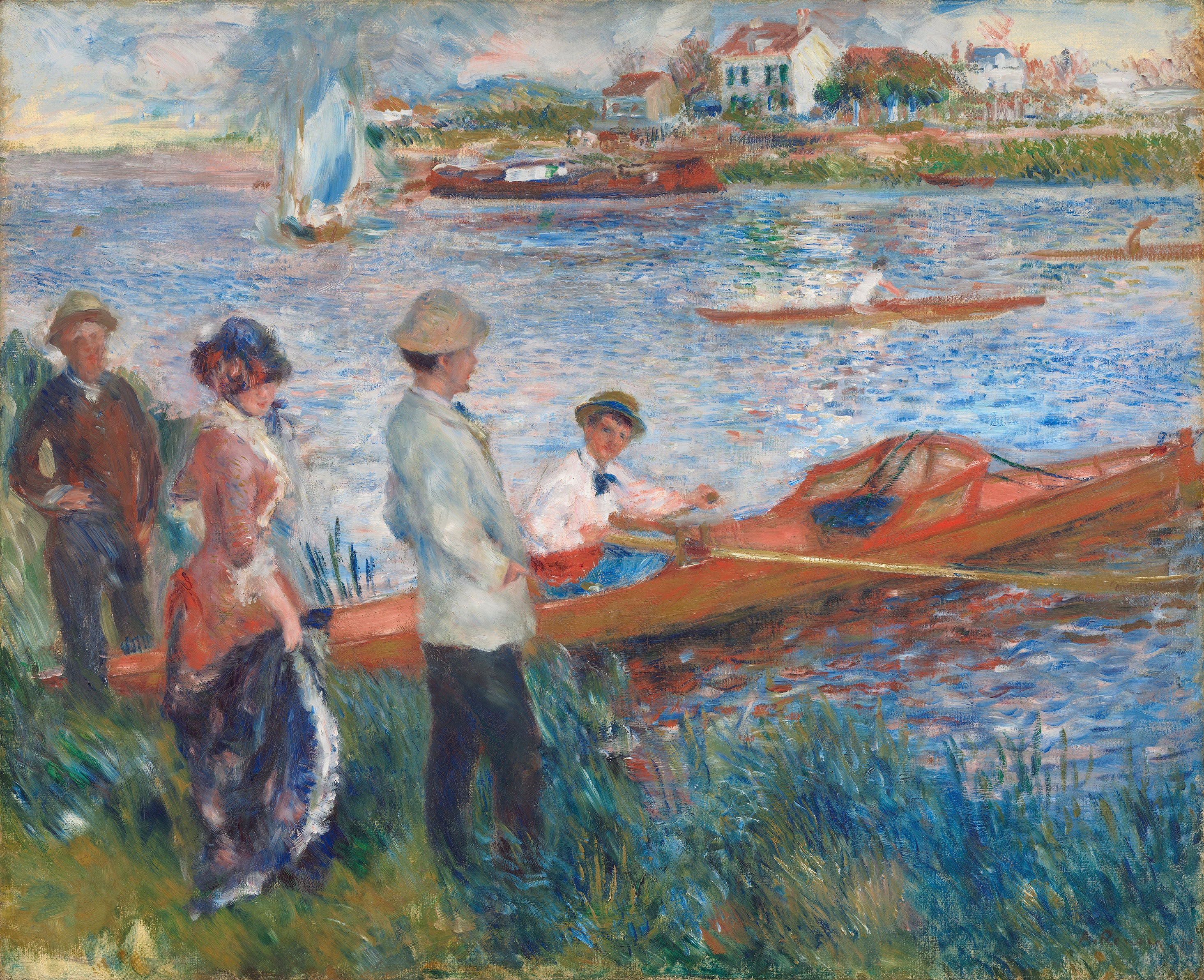 Reproduction du tableau « Canotiers à Chatou - Pierre-Auguste Renoir » par Alpha Reproduction en peinture à l’huile