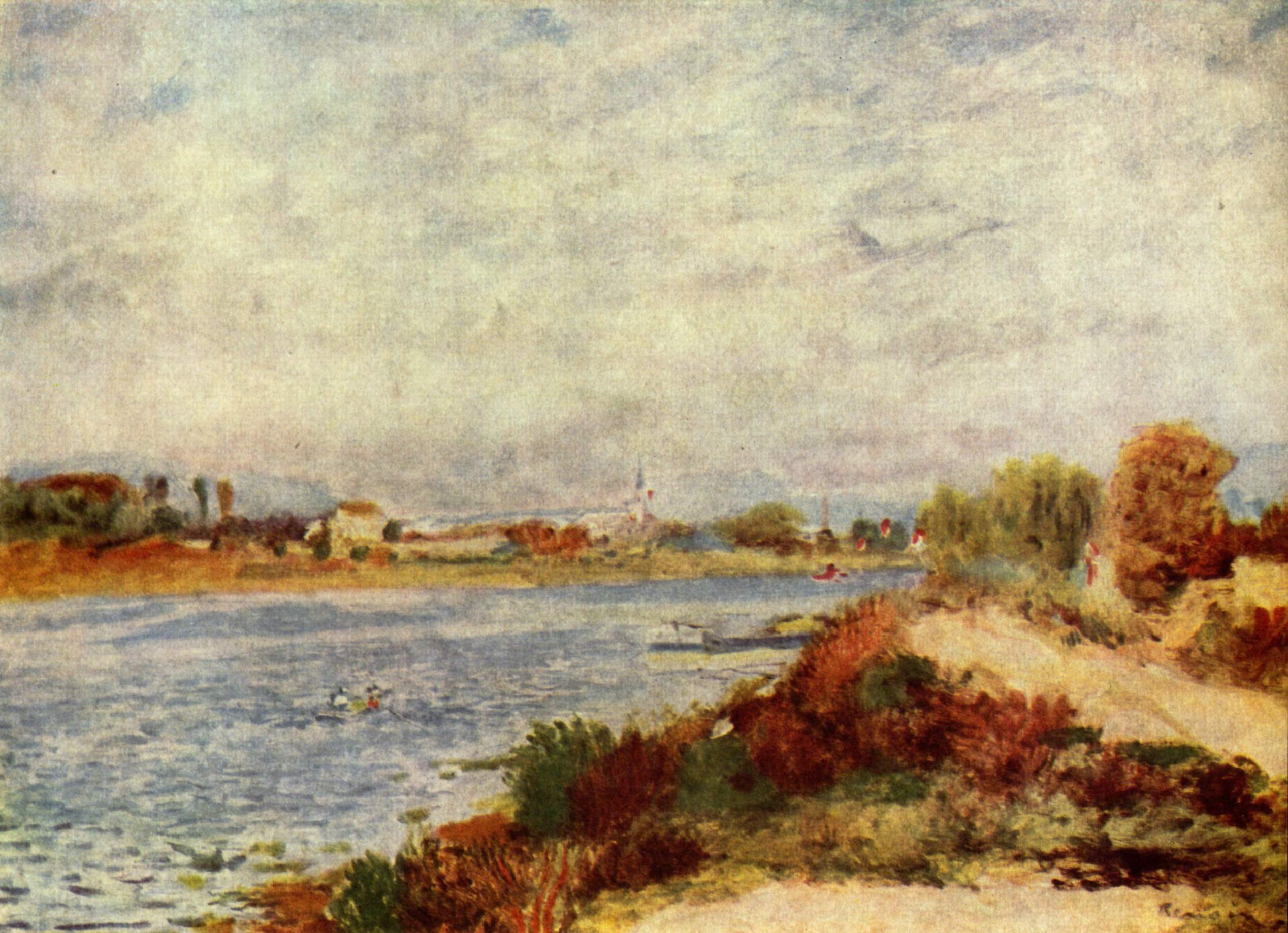 Reproduction du tableau « La Seine à Argenteuil - Pierre-Auguste Renoir » par Alpha Reproduction en peinture à l’huile