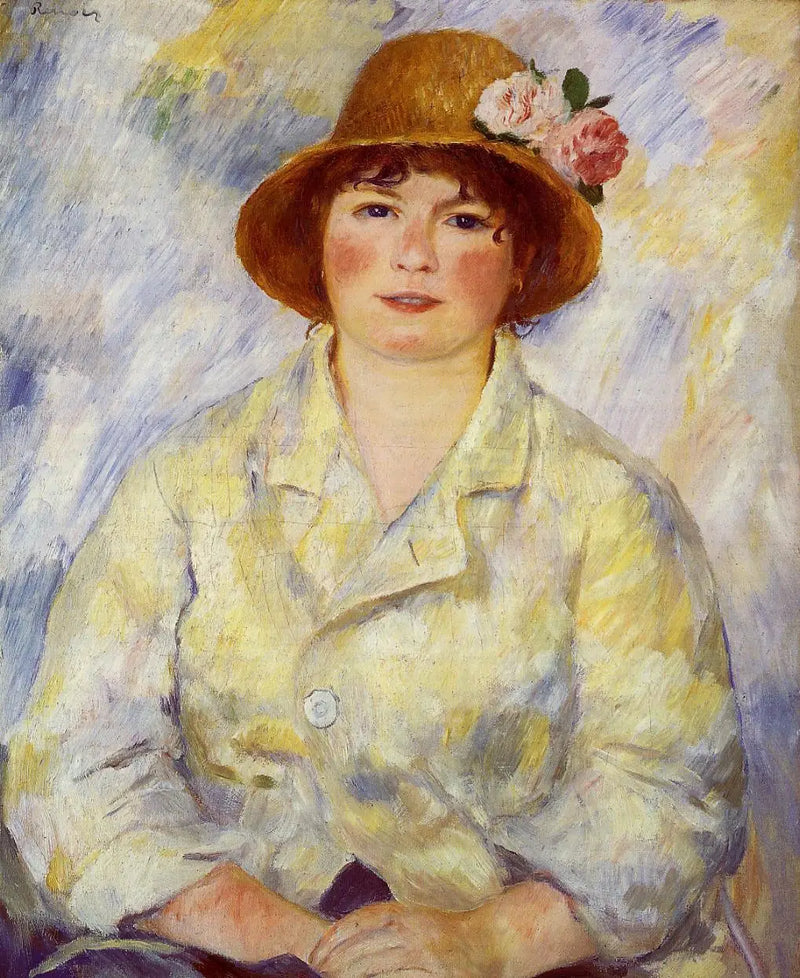 ritratto di madame Renoir - Pierre-Auguste Renoir