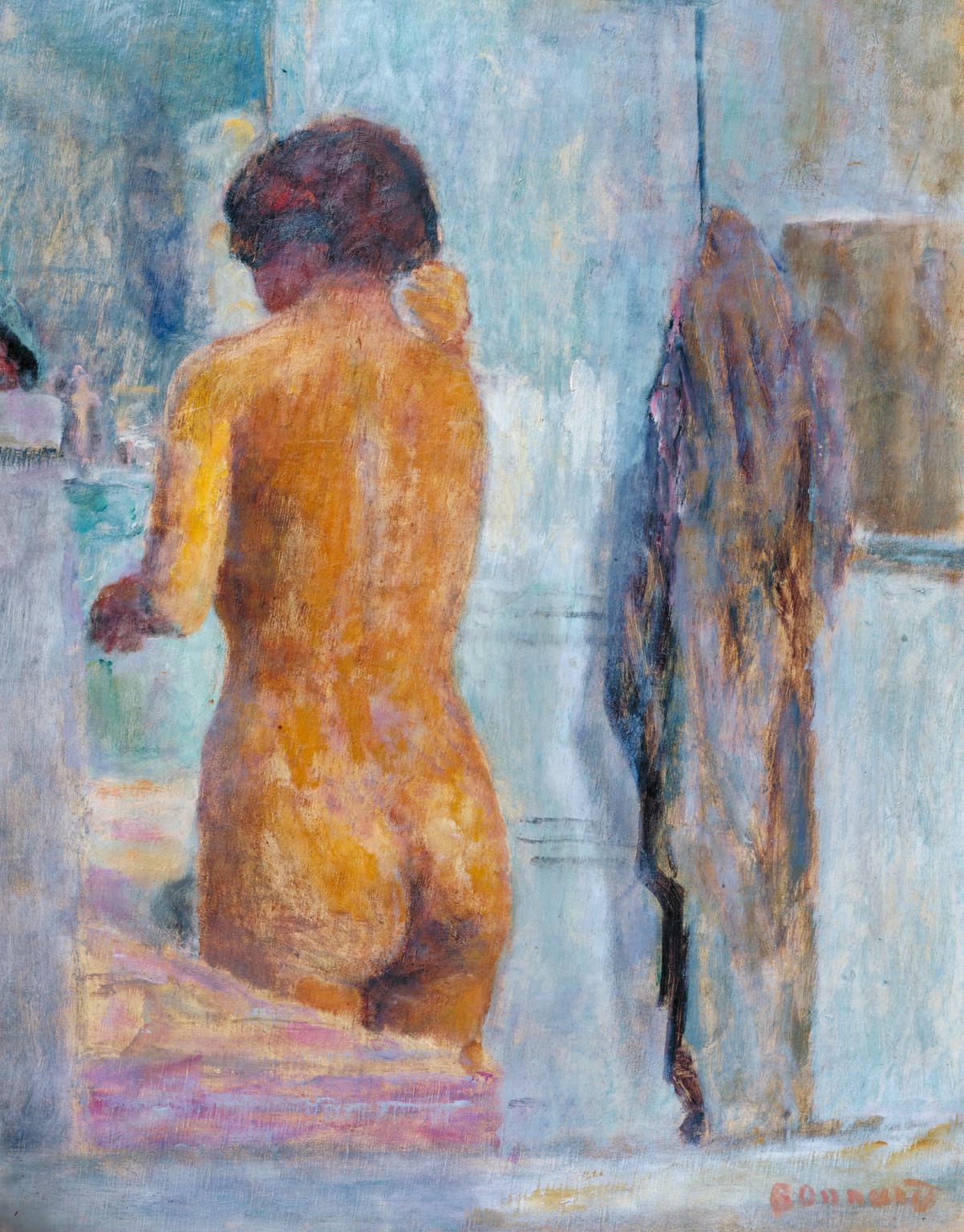 Reproduction du tableau « Baigneuse, de deux - Pierre Bonnard » par Alpha Reproduction en peinture à l’huile