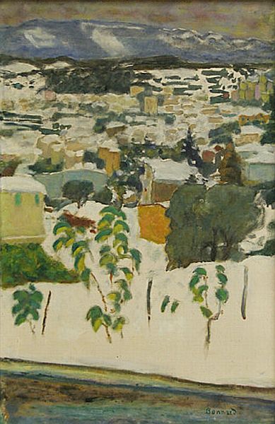 Reproduction du tableau « Effet de neige - Pierre Bonnard » par Alpha Reproduction en peinture à l’huile