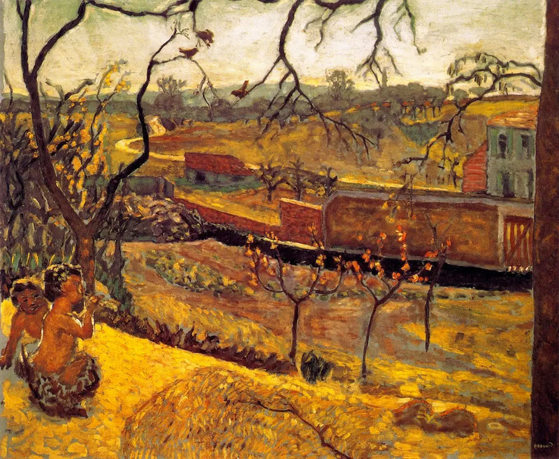 Inizio della primavera. Piccoli fauni - Pierre Bonnard