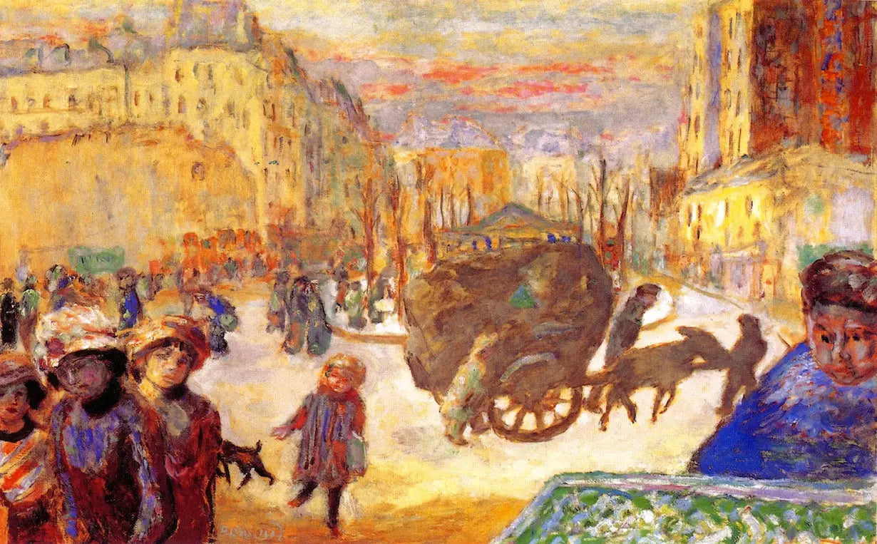Reproduction du tableau « Matin à Paris - Pierre Bonnard » par Alpha Reproduction en peinture à l’huile