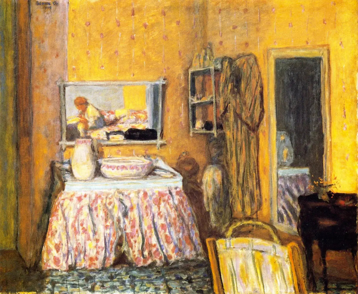 Reproduction du tableau « Le Cabinet de toilette - Pierre Bonnard » par Alpha Reproduction en peinture à l’huile