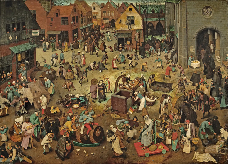 La Lotta di Carnevale e Quaresima - Pieter Brueghel il Vecchio