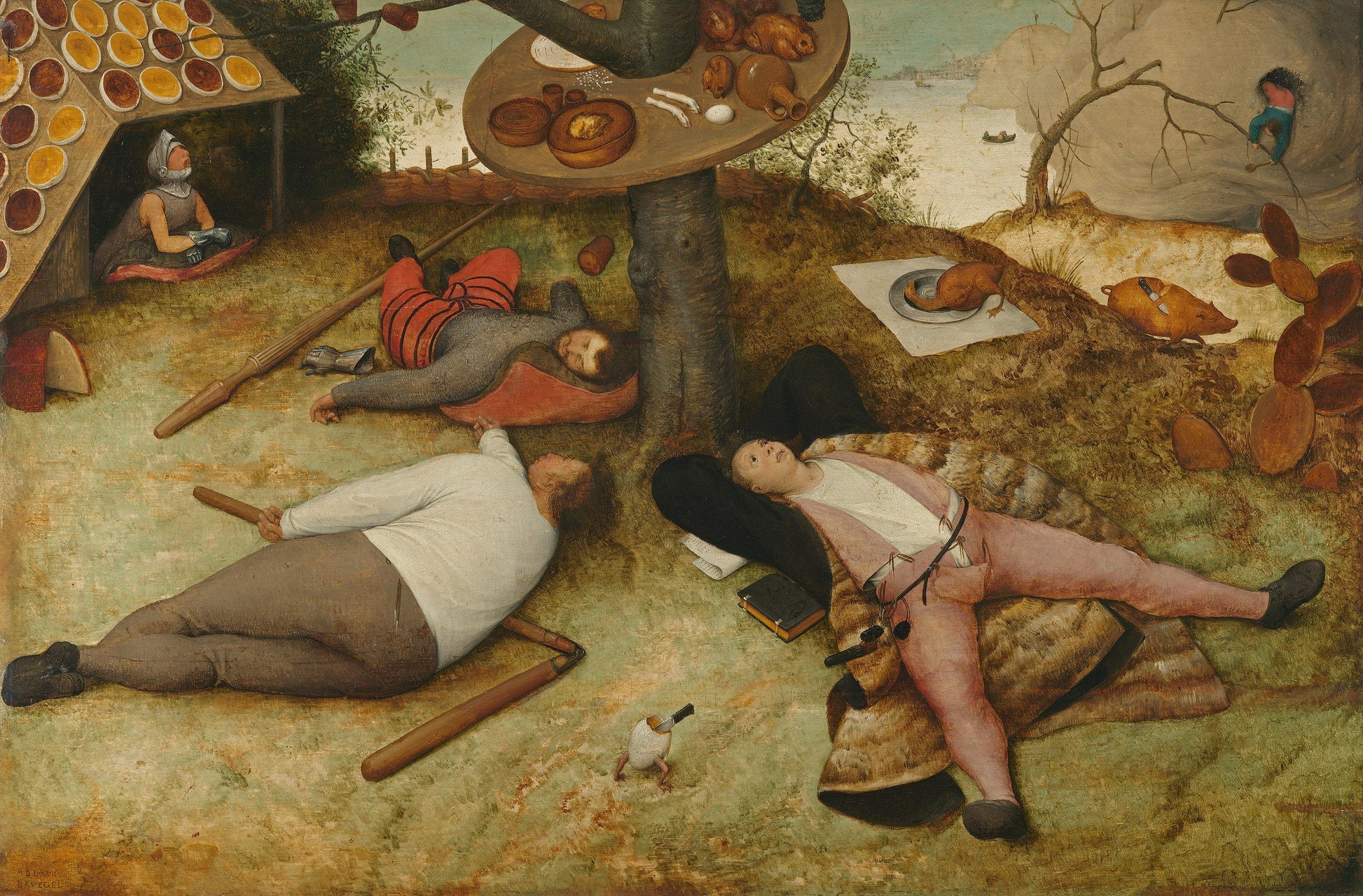 Il Paese di Cocagne - Pieter Brueghel il Vecchio