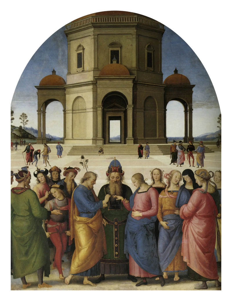 Il matrimonio della Vergine - Pietro Perugino