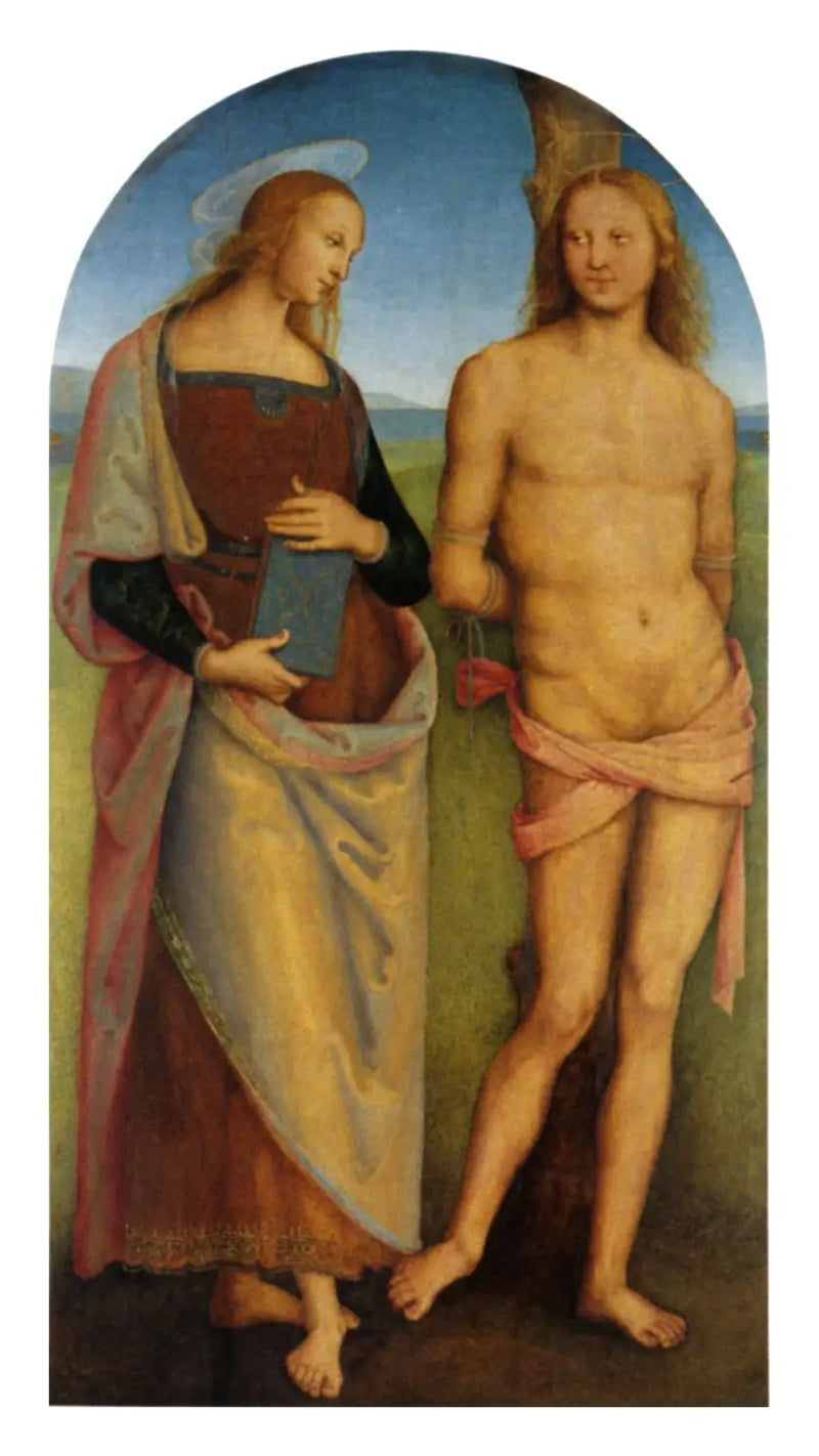 Sant'Agostino e Santa Apollonia - Pietro Perugino