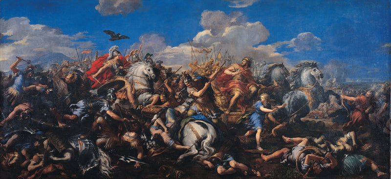 Battaglia di Alessandro contro Dario - Pietro da Cortona