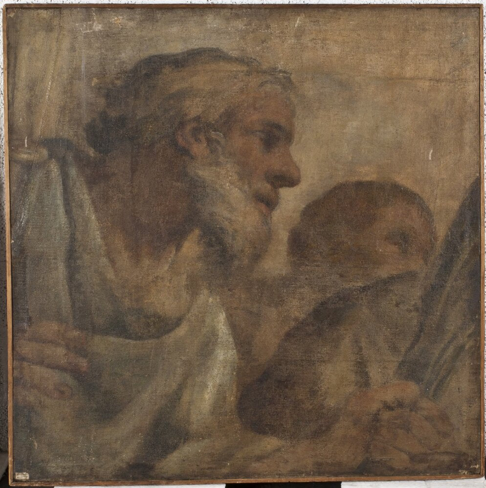 Détail de la voûte de la chapelle Saint-Sébastien à Saint-Pierre Rome dessin animé - Pietro da Cortona - Alpha