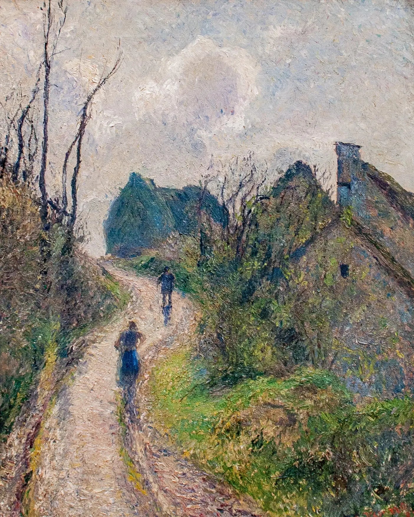 Reproduction du tableau « Sente de la Ravinière à Osny - Camille Pissarro » par Alpha Reproduction en peinture à l’huile