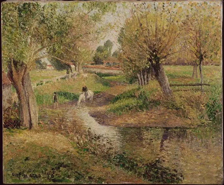 L'Abbeveratoio - Camille Pissarro