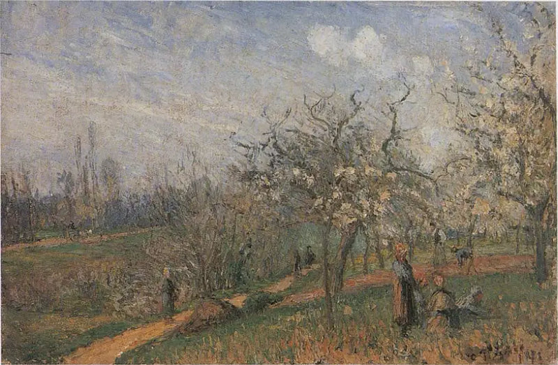 Frutteto in fiore - Camille Pissarro