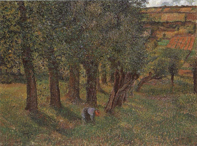Reproduction du tableau « Le Chou à Pontoise - Camille Pissarro » par Alpha Reproduction en peinture à l’huile