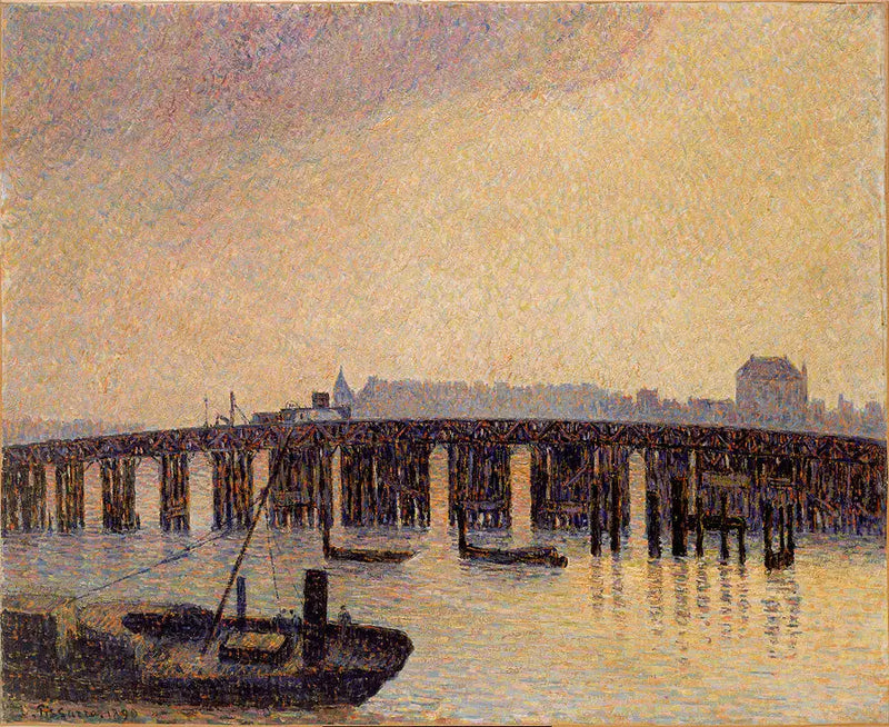 Il Vecchio Ponte di Chelsea, Londra - Camille Pissarro