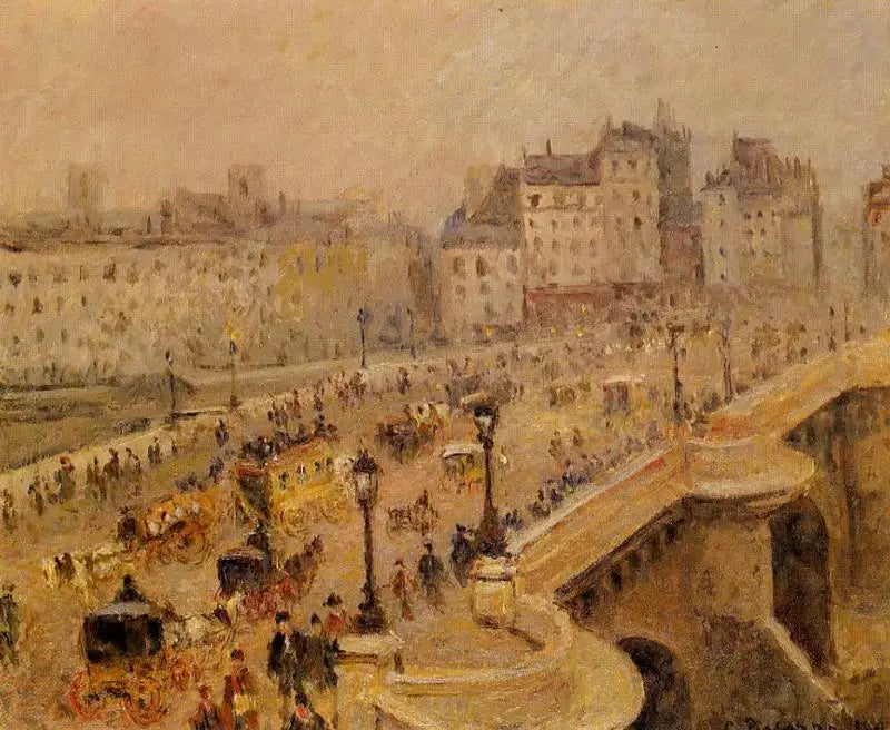 Il Ponte Nuovo, Nebbia (Seconda Serie) - Camille Pissarro