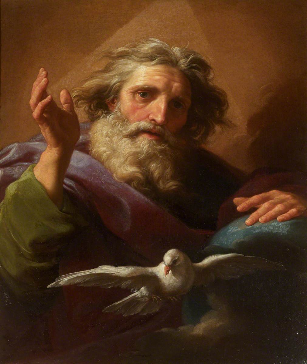 Dieu le Père et le Saint-Esprit - Pompeo Batoni - Alpha Reproduction
