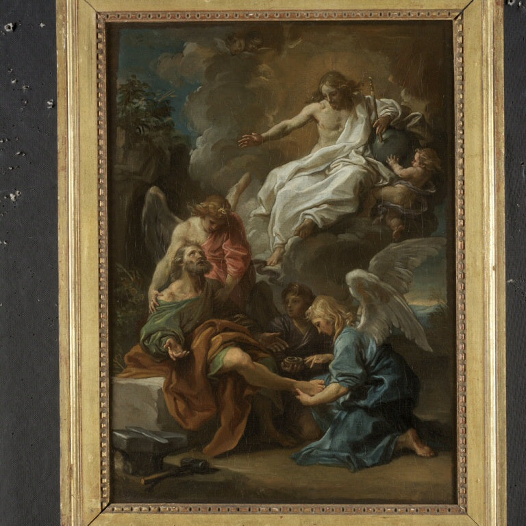 Le Christ apparaissant à saint Ampelius - Pompeo Batoni - Alpha Reproduction
