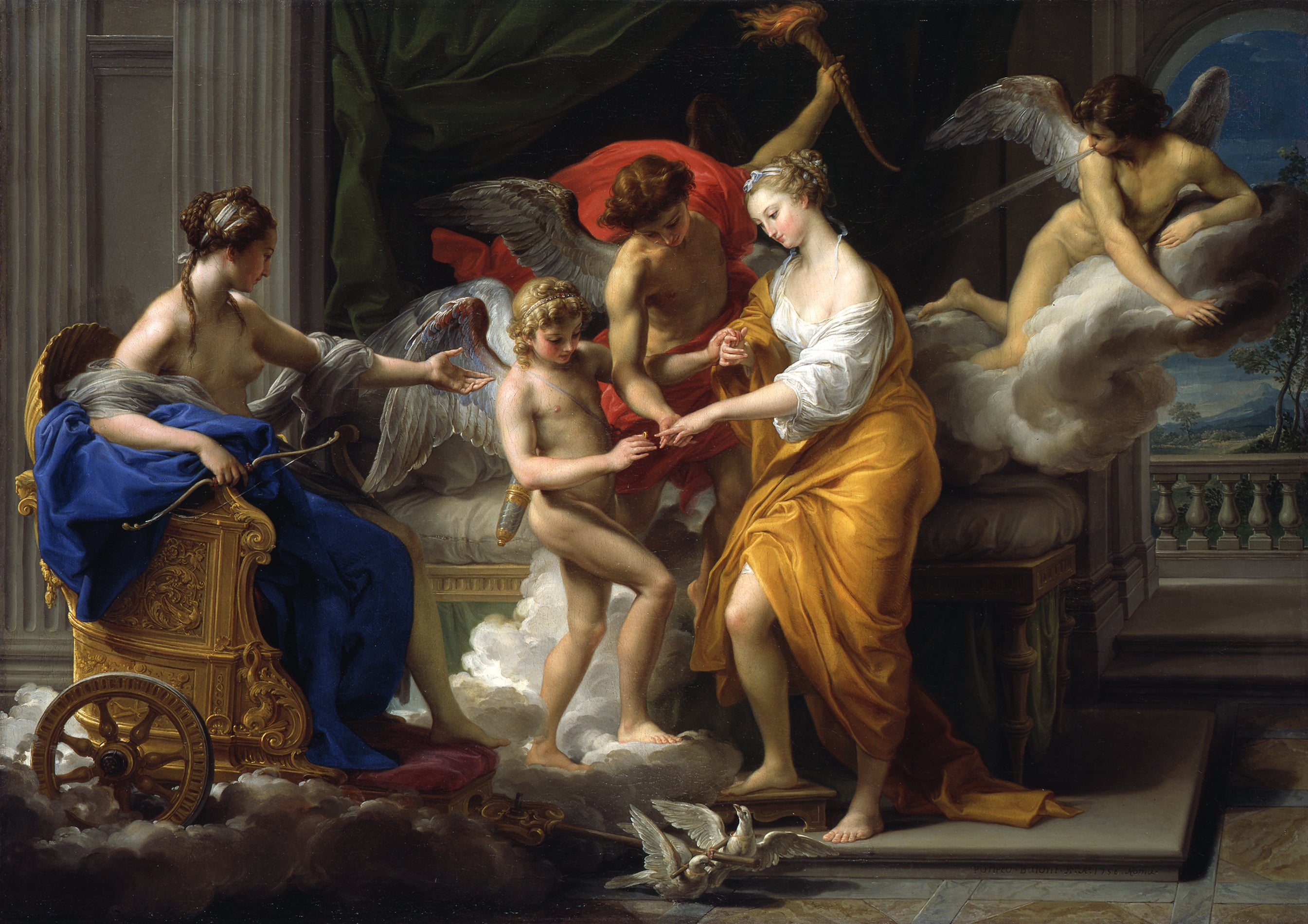 Les Noces de Psyché et de Cupidon - Pompeo Batoni - Alpha Reproduction