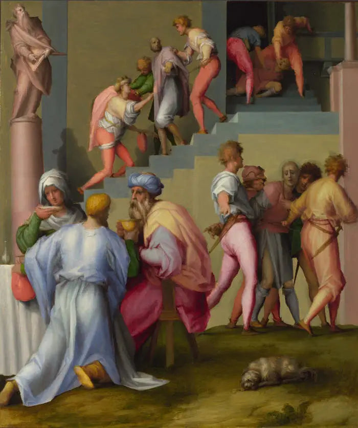 Faraone con il suo maggiordomo e il suo fornaio - Pontormo