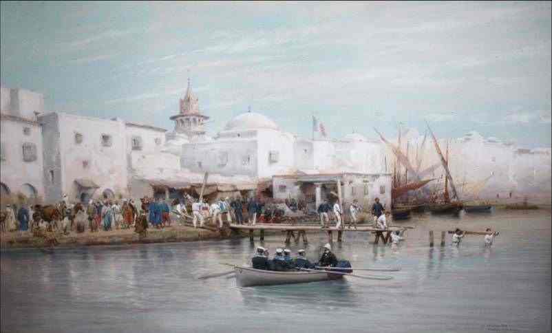 Port de Bizerte - Édouard Detaille