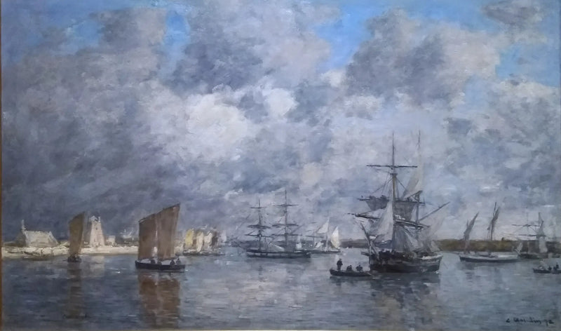 Il porto di Camaret - Eugène Boudin