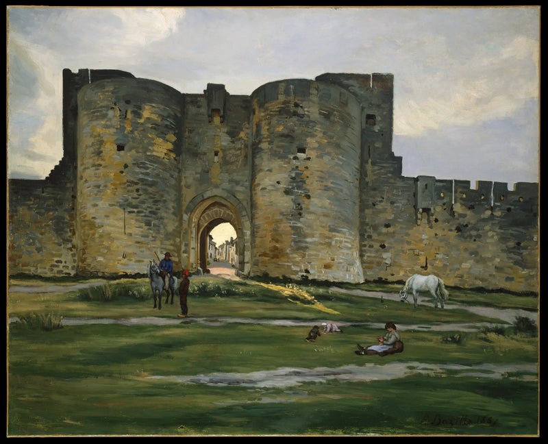 Porta della Regina ad Aigues-Mortes - Frédéric Bazille