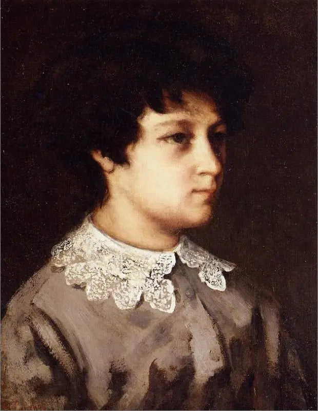 Portrait d’une jeune fille de Salins - Gustave Courbet - Alpha Reproduction