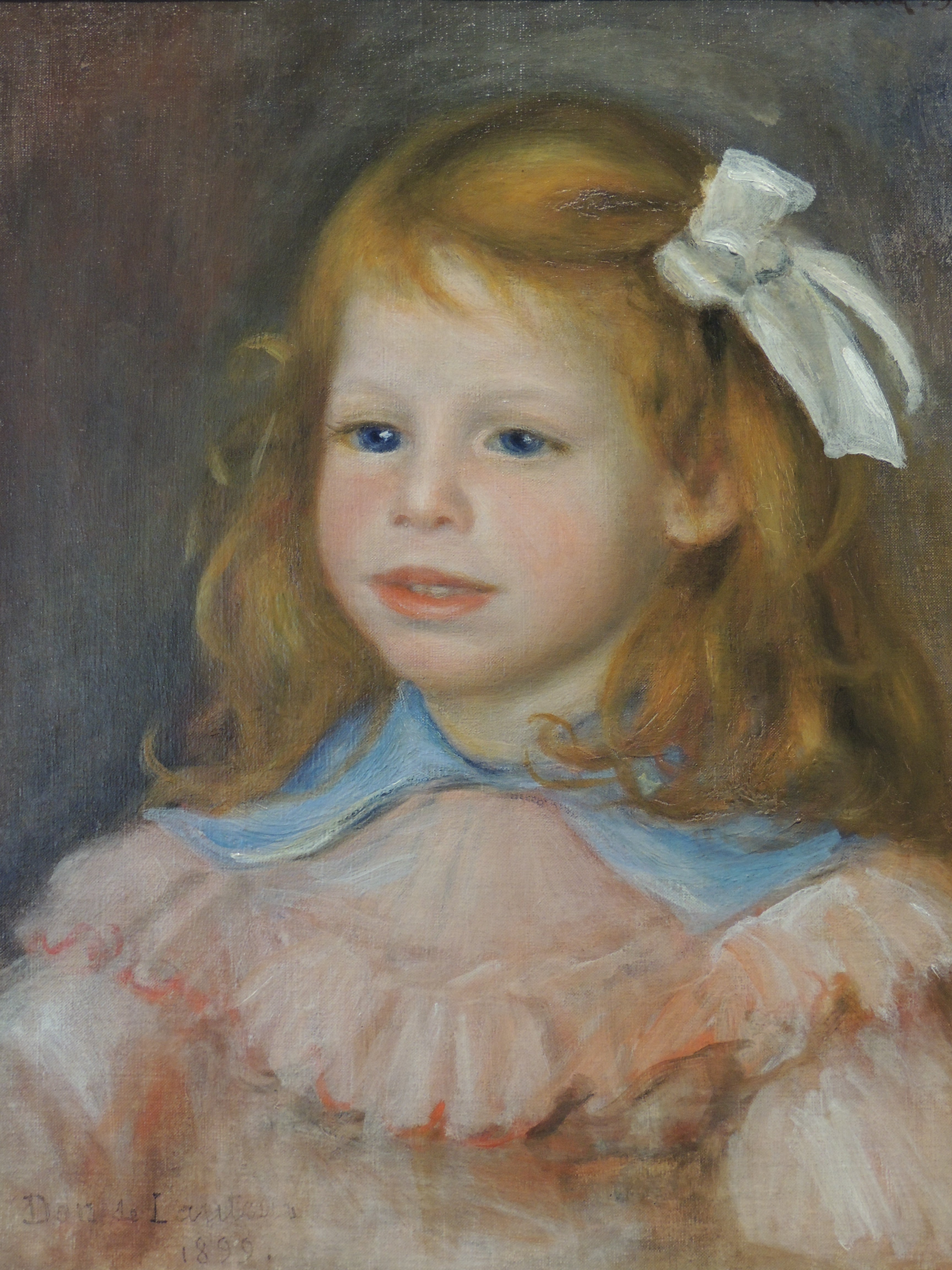 Reproduction du tableau « Portrait de Jean - Pierre-Auguste Renoir » par Alpha Reproduction en peinture à l’huile