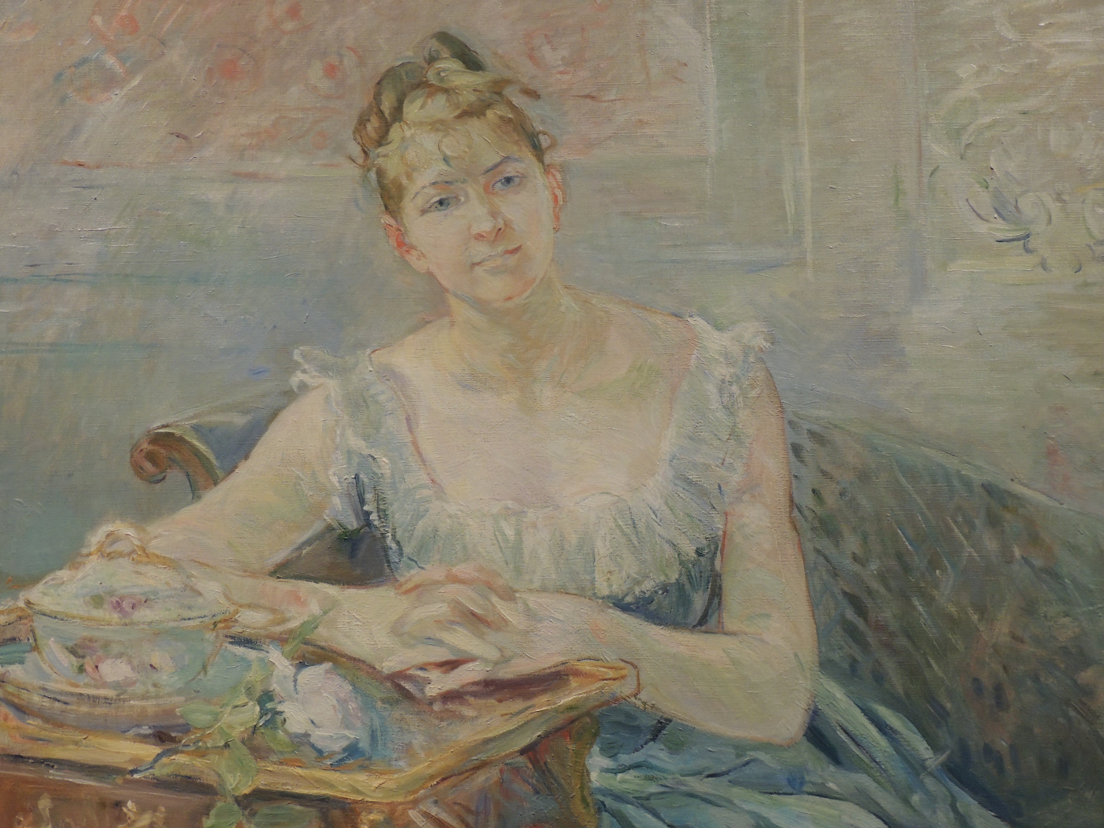 Reproduction du tableau « Louise Riesener - Berthe Morisot » par Alpha Reproduction en peinture à l’huile