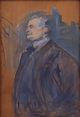 Ritratto di Michel Manzi - Henri de Toulouse-Lautrec