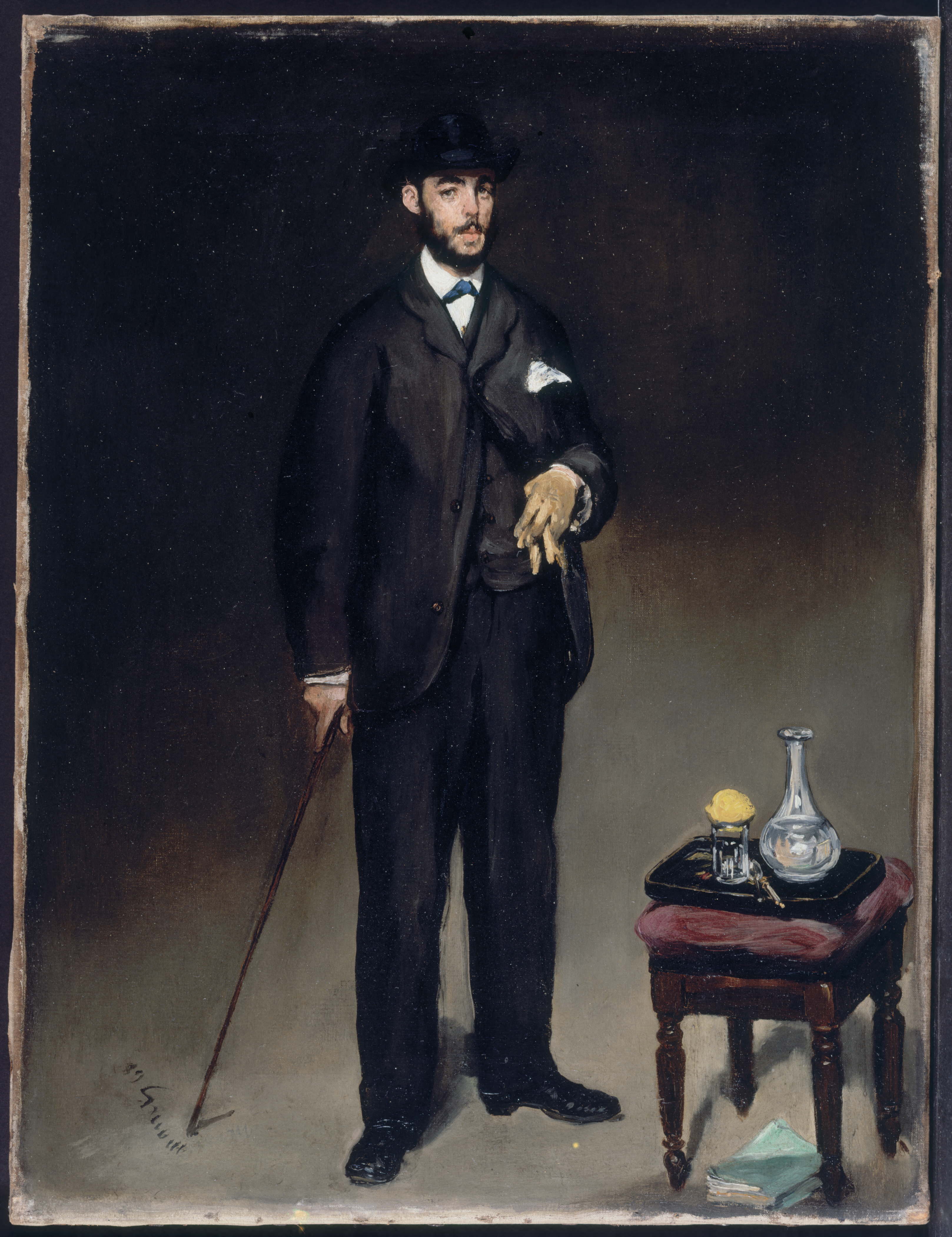 Reproduction du tableau « Portrait de Théodore Duret - Édouard Manet » par Alpha Reproduction en peinture à l’huile