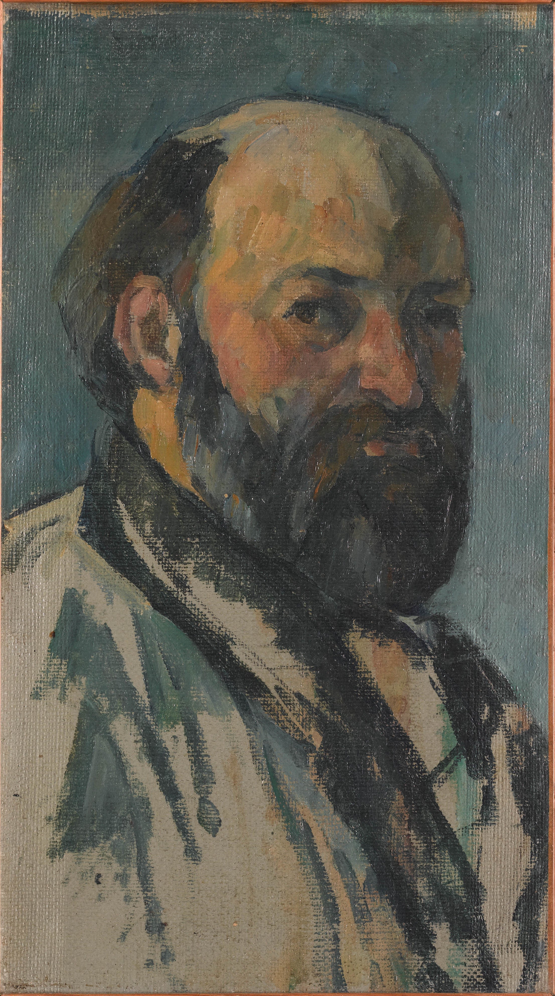 Reproduction du tableau « Portrait de l'artiste - Paul Cézanne » par Alpha Reproduction en peinture à l’huile