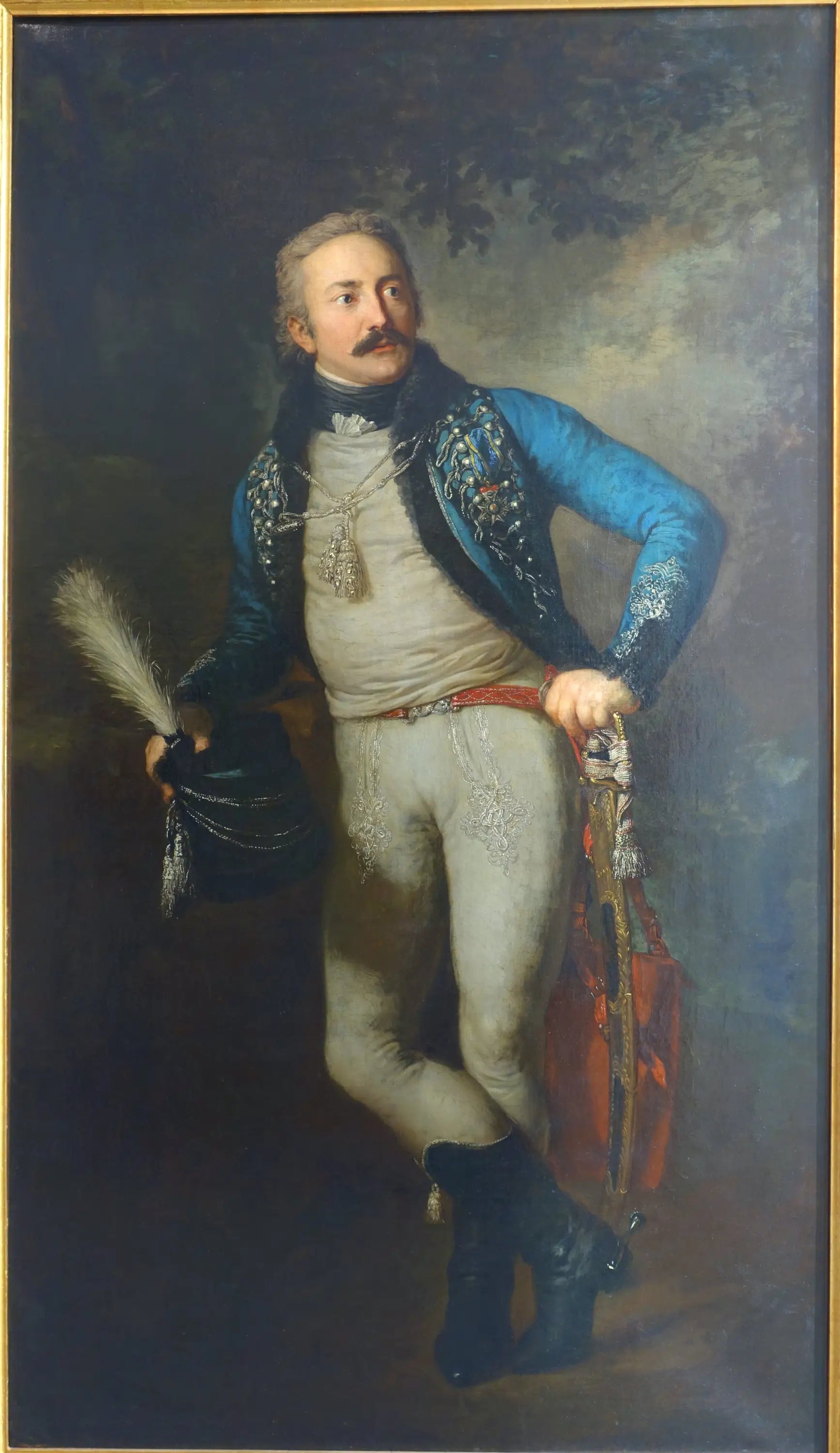 Portrait du baron Johann Adolf von Thielmann - Anton Graff - Alpha Reproduction