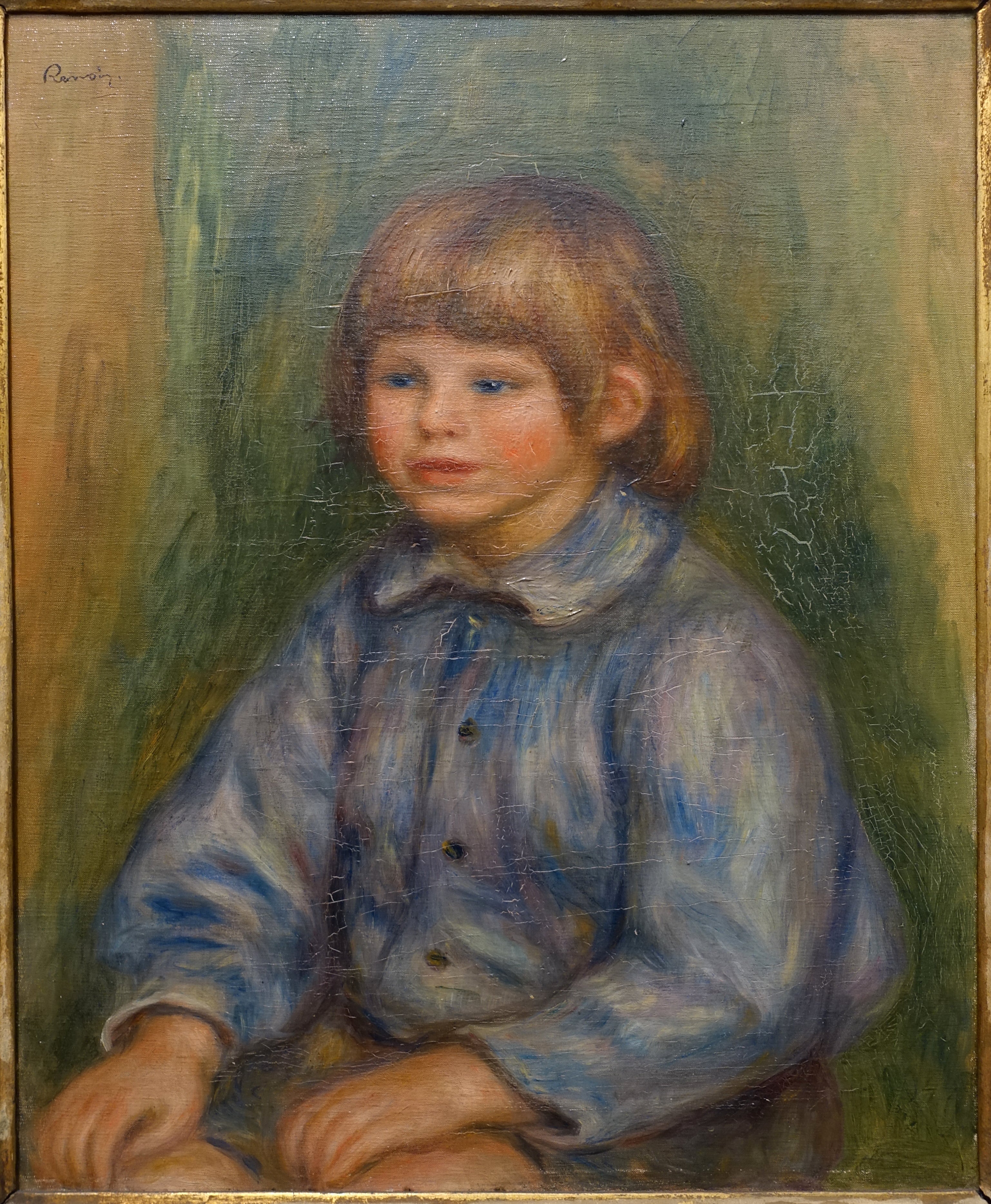 Reproduction du tableau « Portrait de Claude Renoir (1901–1969) - Pierre-Auguste Renoir » par Alpha Reproduction en peinture à l’huile
