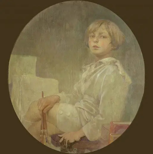 Ritratto del figlio di Mucha, Jiří - Alphonse Mucha
