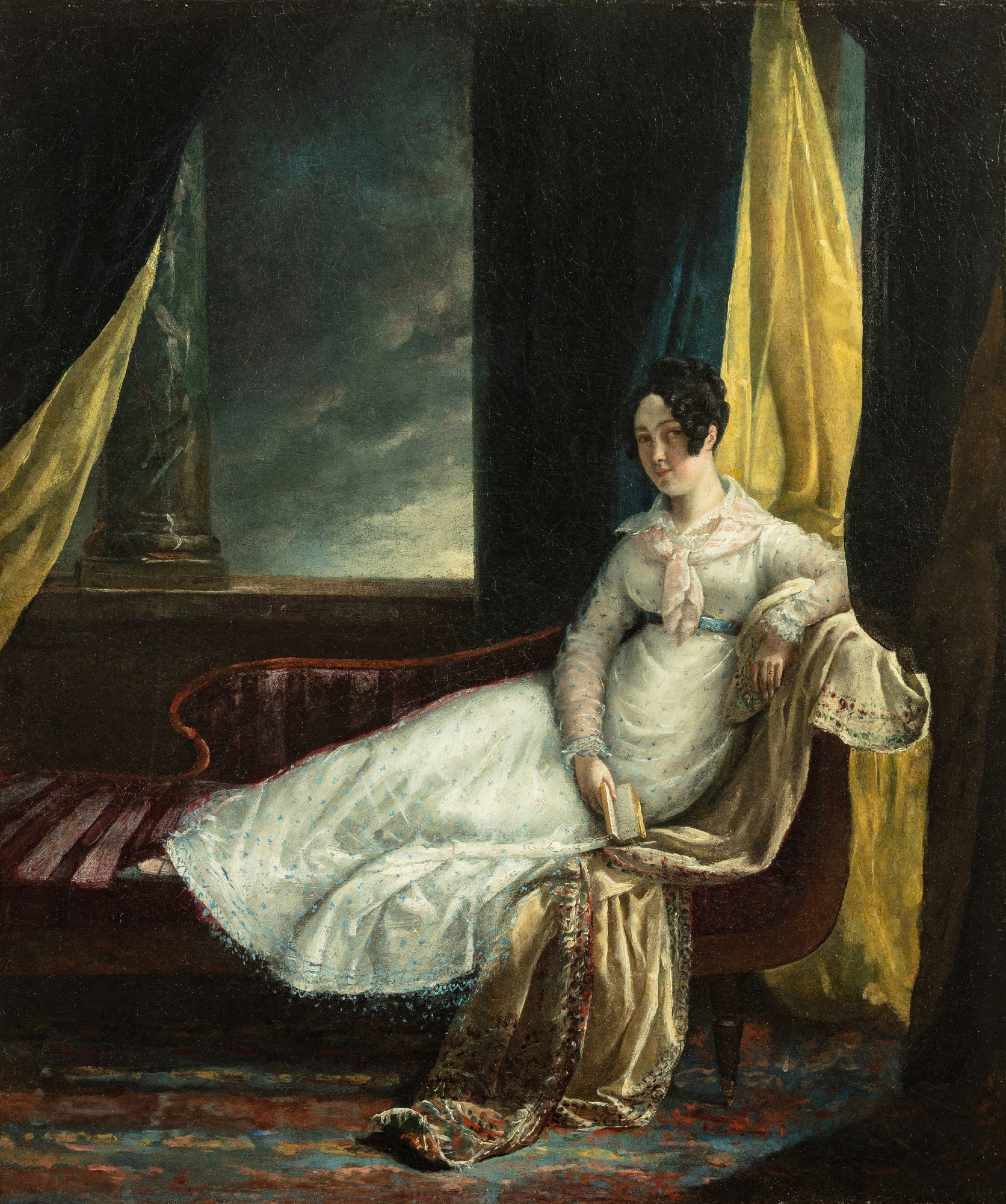 Reproduction du tableau « Portrait de Zoé Elmore - Théodore Géricault » par Alpha Reproduction en peinture à l’huile