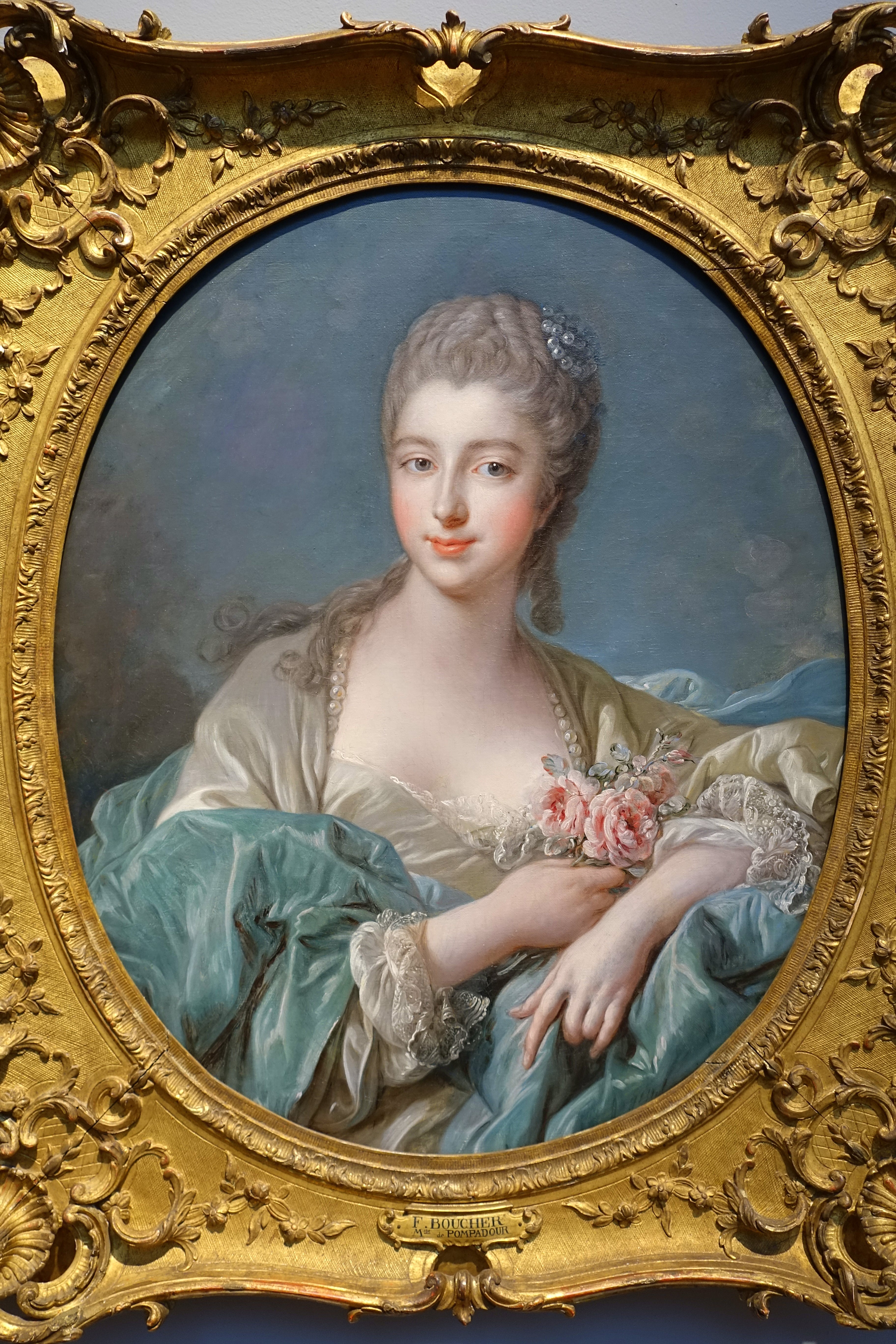 Portrait d'une dame - François Boucher