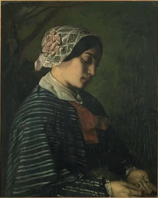 Portrait présomptif d’une jeune fille d’Ornans - Gustave Courbet - Alpha Reproduction