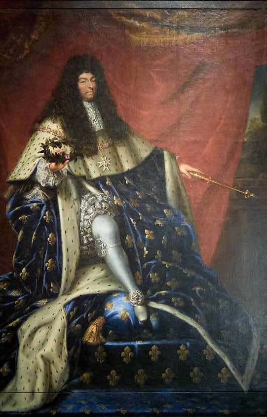 Ritratto di Luigi XIV in costume di incoronazione – Hyacinthe Rigaud (1701)