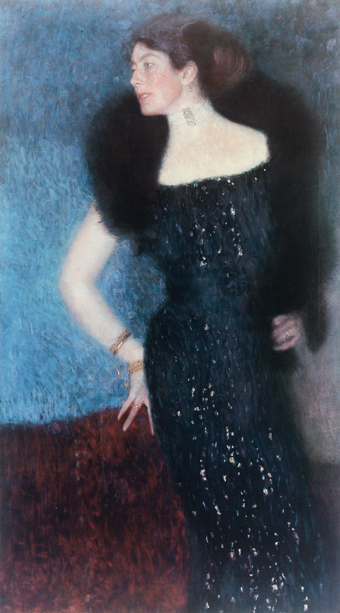 👗 Ritratto di Rose von Rosthorn-Friedmann – Gustav Klimt (intorno al 1900)