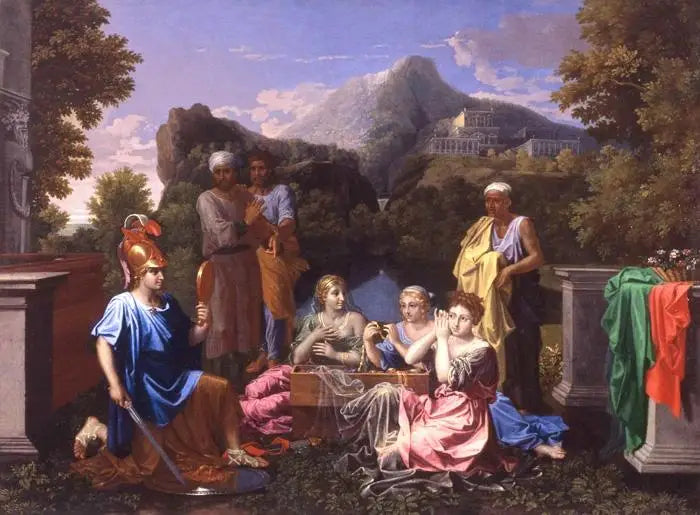 Achille a Skyros - Nicolas Poussin