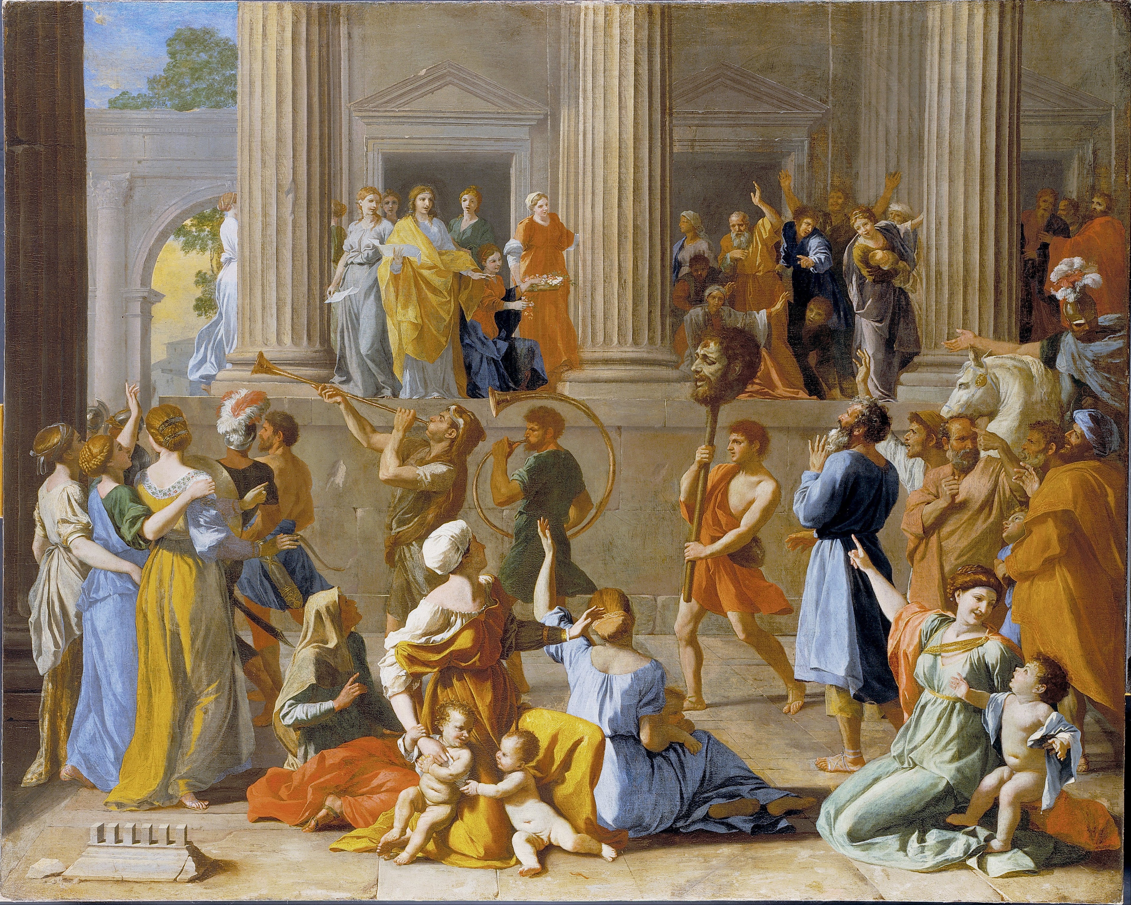 Le Tromphe de David - Nicolas Poussin