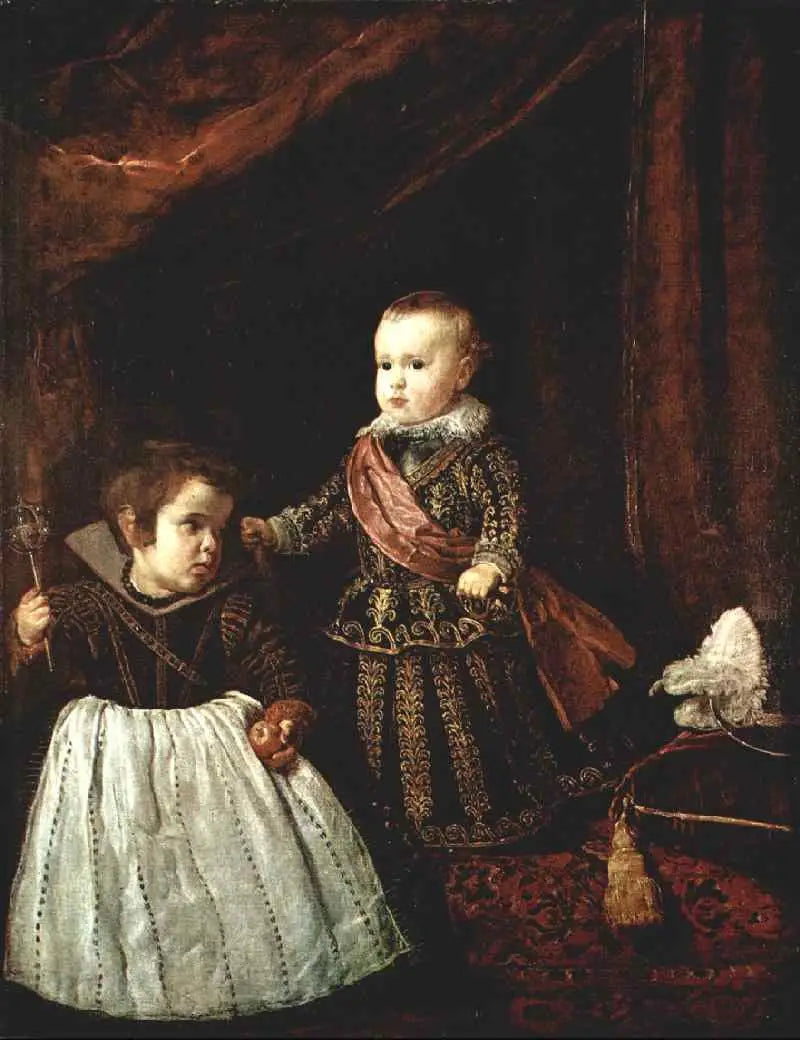 Il principe Balthazar Carlos con un bambino - Diego Velázquez