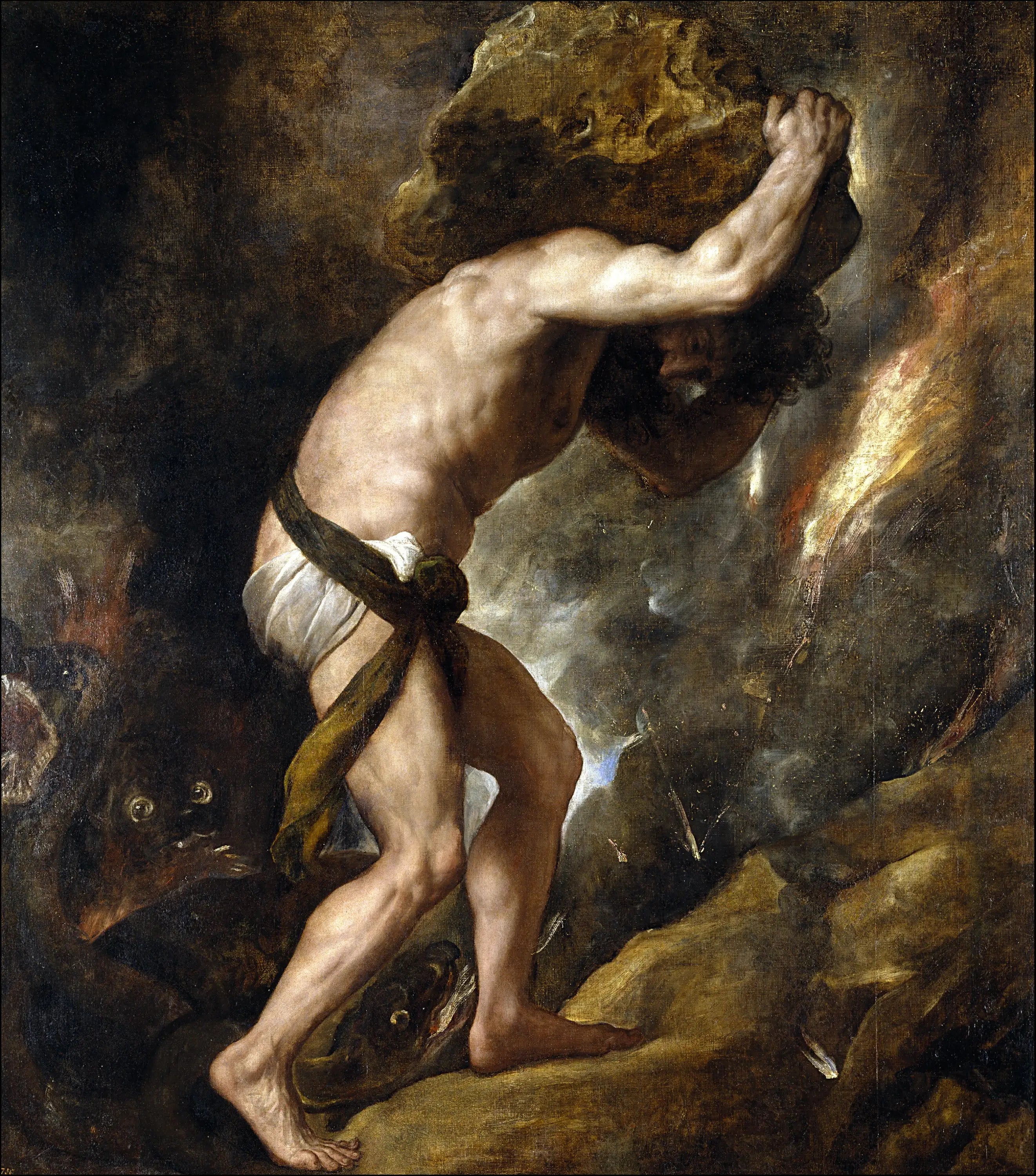 Sisyphe - Titian - Alpha Reproduction