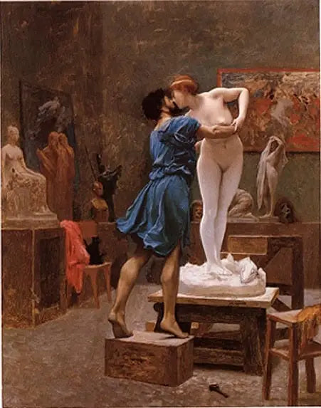 Reproduction du tableau « Pygmalion et Galatée - Jean-Léon Gérôme » par Alpha Reproduction en peinture à l’huile